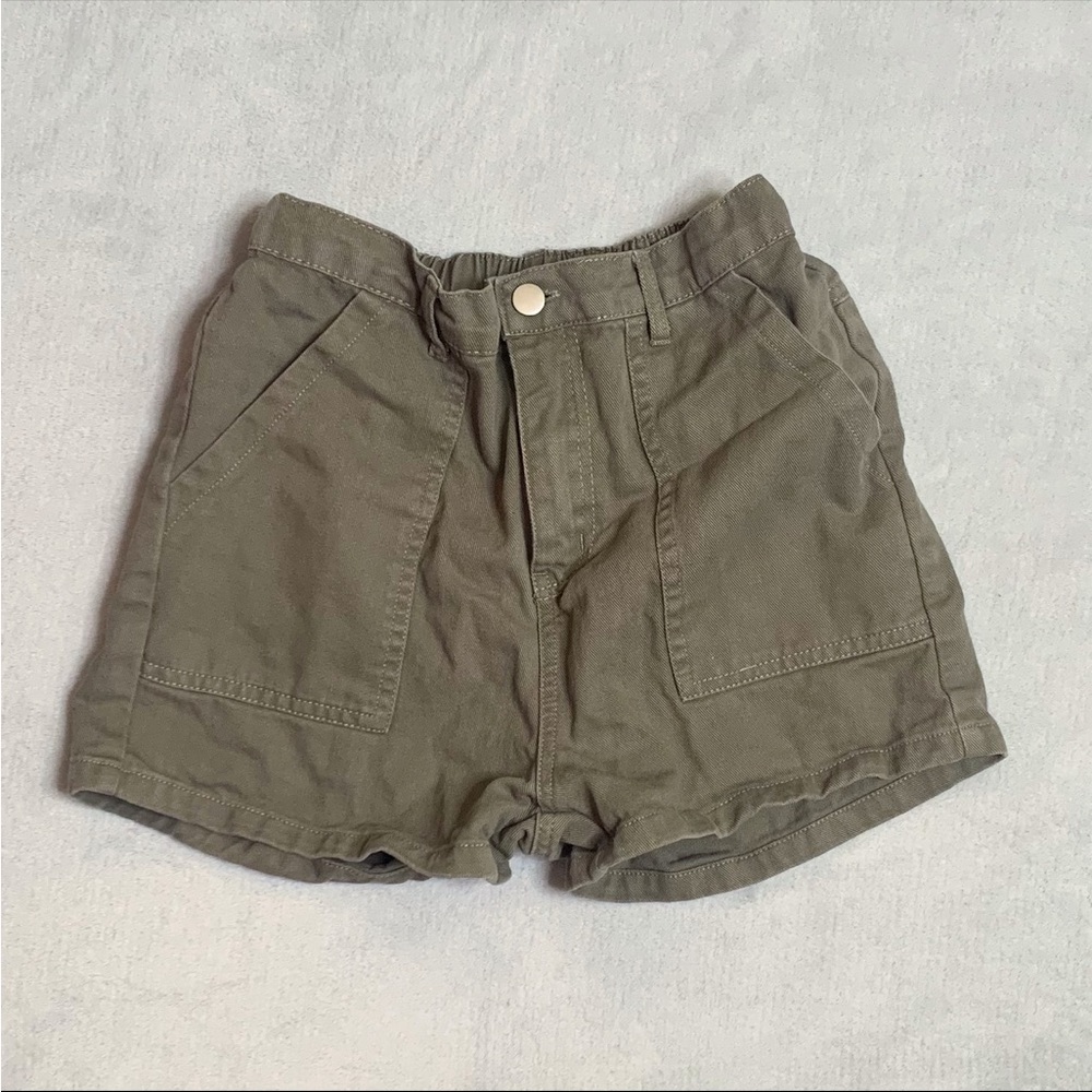 Cinched High Waisted Shorts